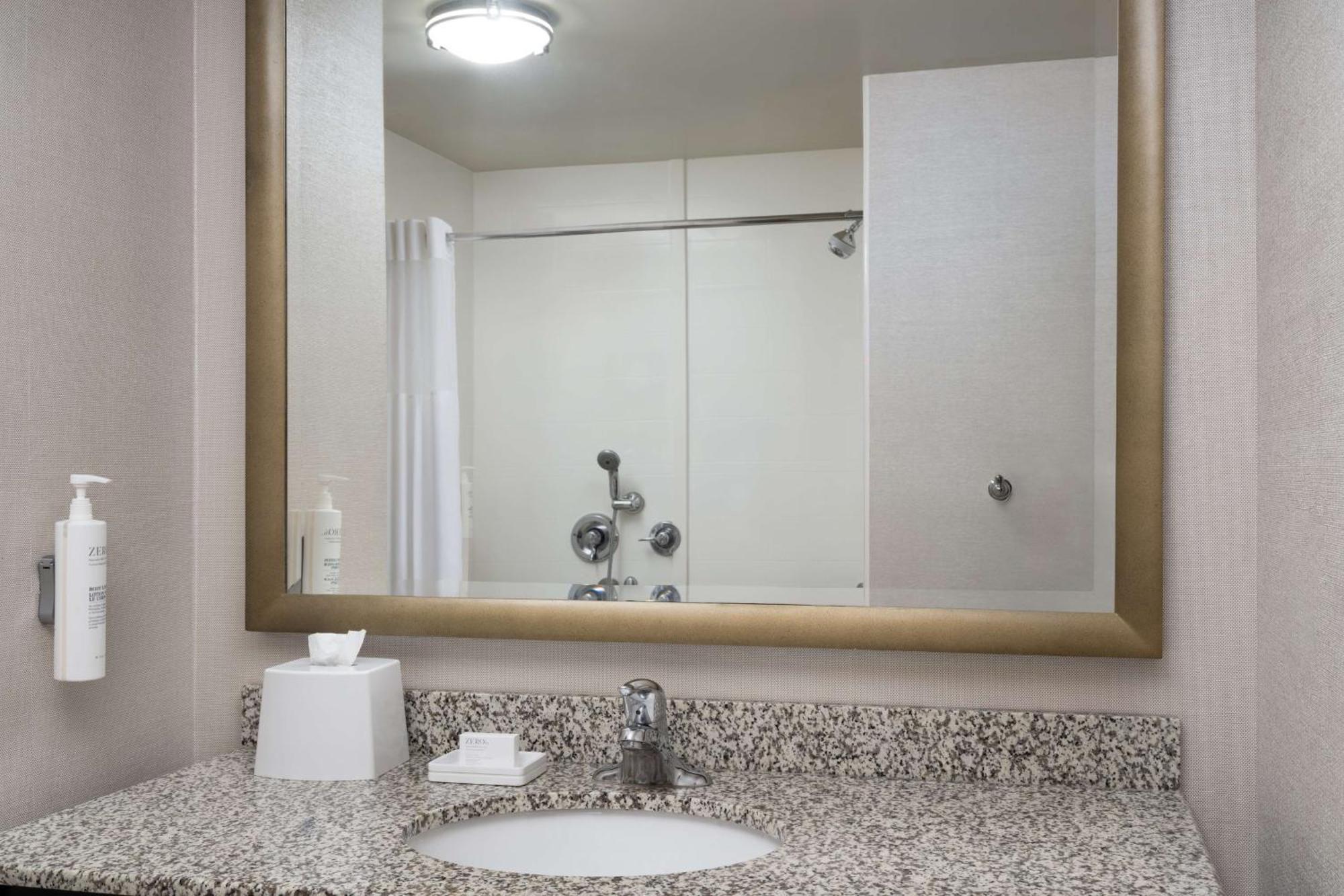 Kamer met Kingsize Bed en Rolstoeltoegankelijke Douche - Toegankelijk voor Gasten met een Lichamelijke Beperking en Slechthorenden