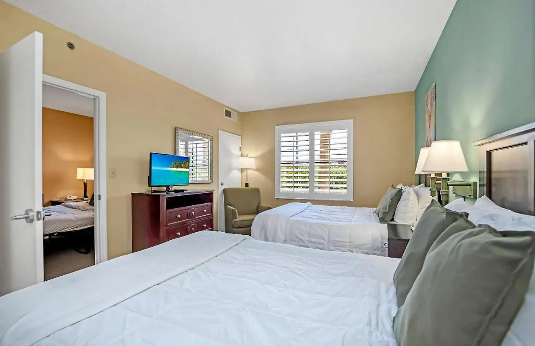 Near Disney - 1Br With Two Queen Beds - With Shared Pool And Hot Tub!-1