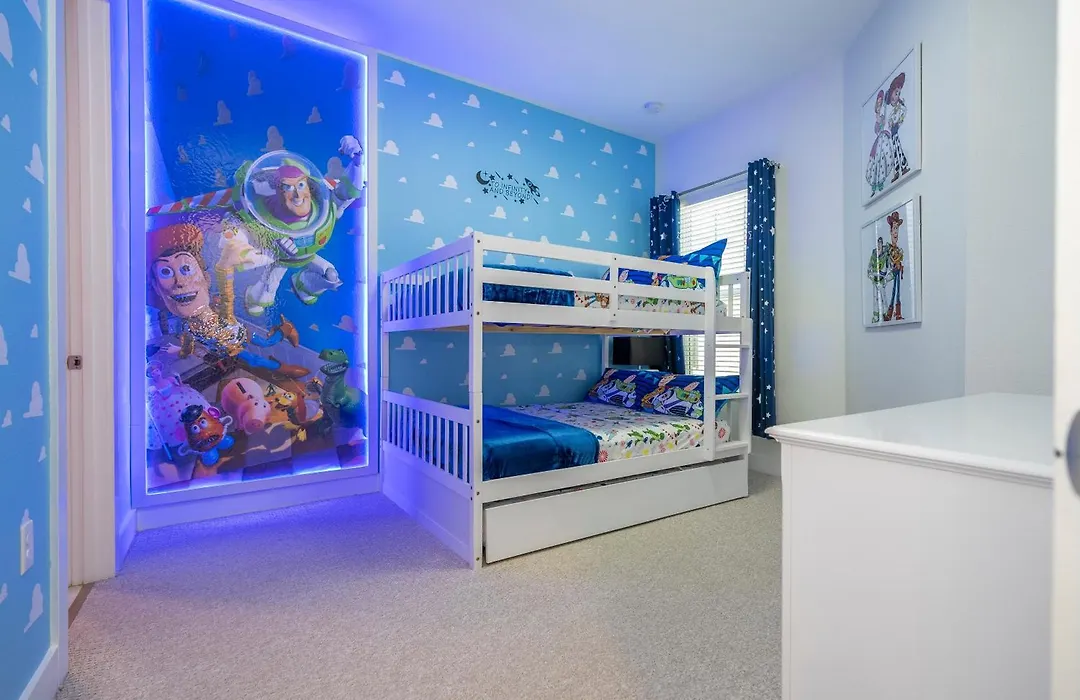 Themed Disney House 5 Min To Disney Parks, Heated Pool, Jacuzzi, Gym And More-1
