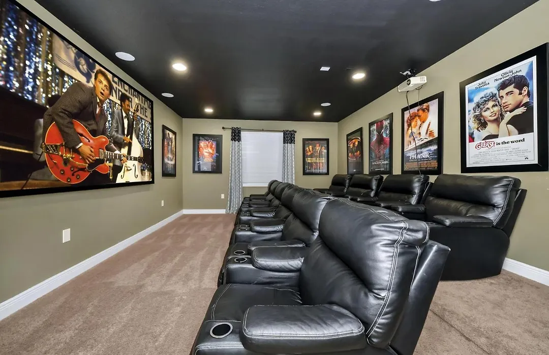 Vibrant Elite Home With Private Pool, Theater Room And Waterpark & Resort Access Near Disney At Encore Resort - 7605Mc-1
