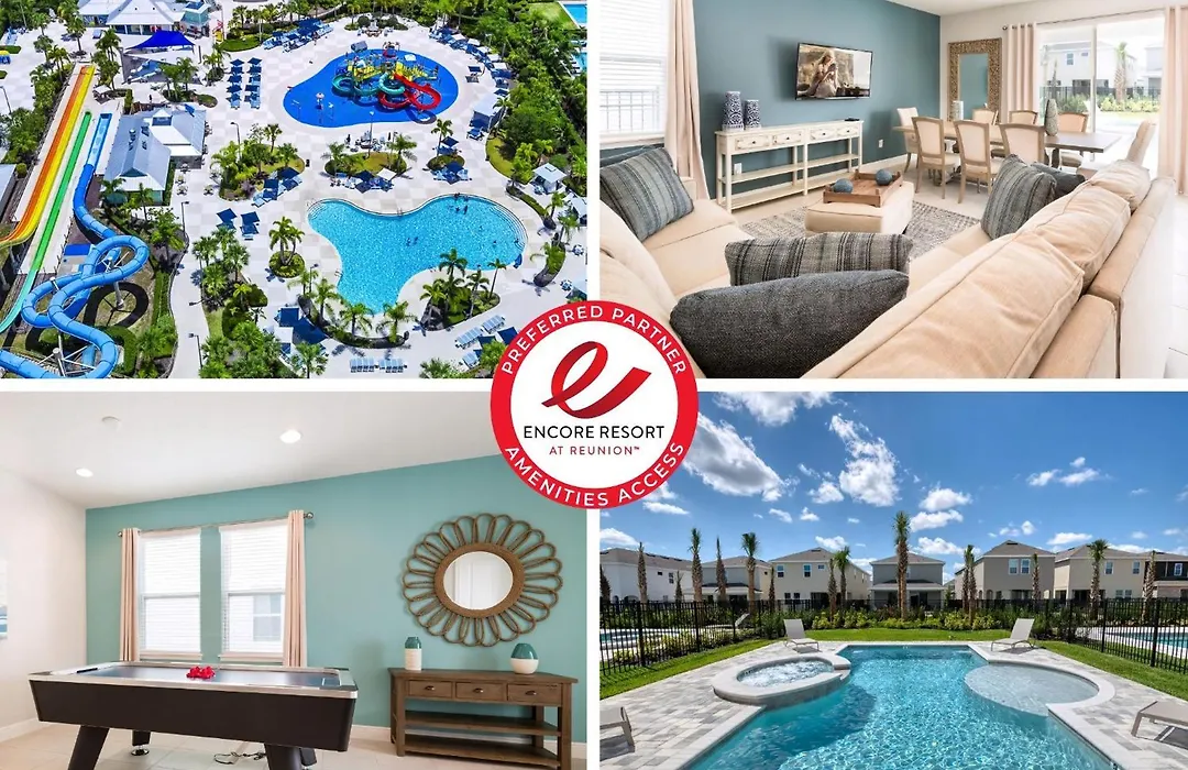Fabulous Home With Private Pool, Air Hockey Table Near Disney With Waterpark & Resort Access At Encore Resort - 7704Gr-1
