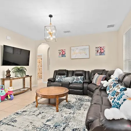 Facing The Lake, Corner Beauty Villa W Pool -2Mi To Disney - Grand Opening-2
