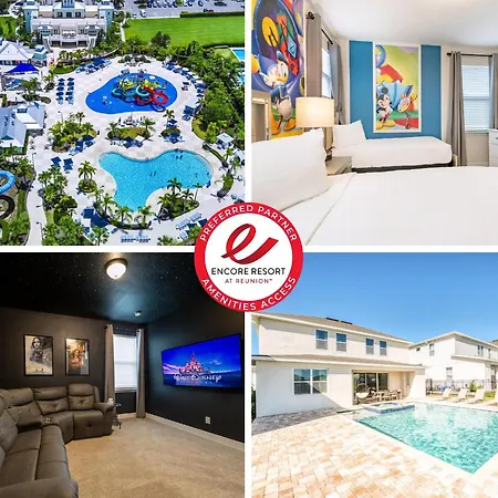 Spacious Home With Game Room, Private Pool And Waterpark & Resort Access Near Disney At Encore Resorts Reunion - 241Sf-3