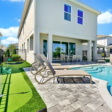 Modern Home Near Disney With Private Pool, Media, Game & Themed Rooms With Waterpark & Resort Access At Encore Resorts Reunion - 384Sf-2