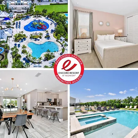 Modern Home Near Disney With Private Pool And Waterpark & Resort Access At Encore Resorts Reunion - 393Sf-2