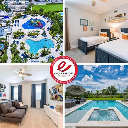 Radiant Home With Private Pool Near Disney With Waterpark & Resort Access At Encore Resort - 7676Ff-2