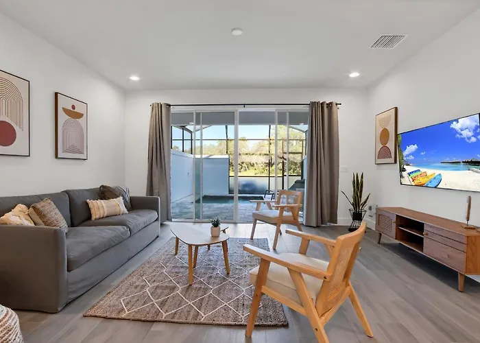 Haustierfreundliches Modern 3Br Townhouse With Pool Near Disney Orlando
