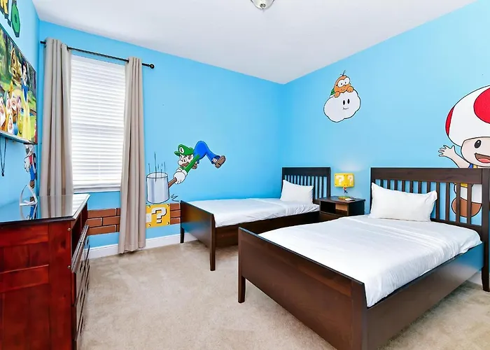 Delightful Home With Theme Room, Private Pool And Ping Pong Table Near Disney By Rentyl - 7705B Orlando admite animales