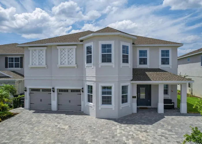 Stunning 11 Bedroom Themed House With Huge Pool Near Disney