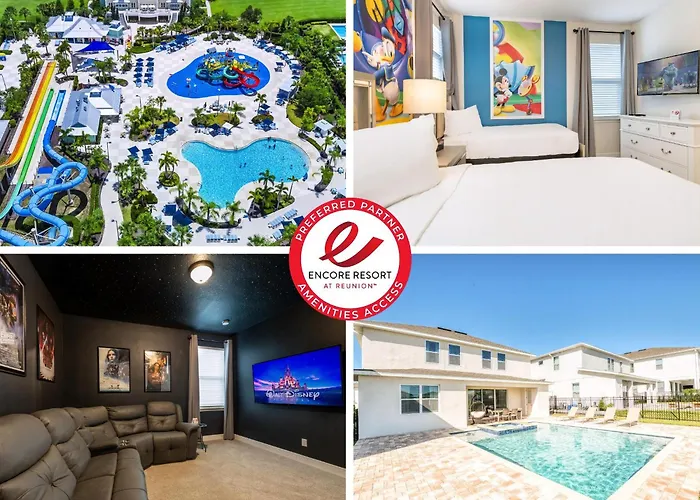 Spacious Home With Game Room, Private Pool And Waterpark & Resort Access Near Disney At Encore Resorts Reunion - 241Sf Kissimmee