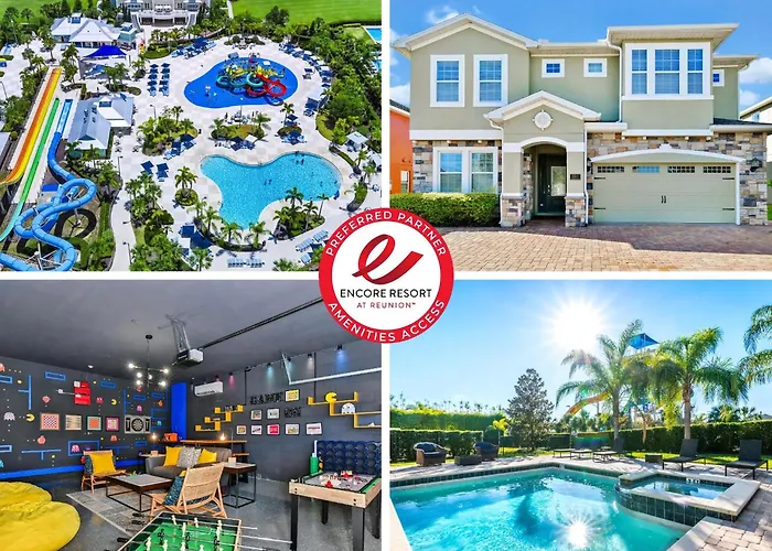 Marvelous Home Near Disney With Private Pool And Waterpark & Resort Access At Encore Resorts Reunion - 250Cl Kissimmee que aceita animais de estimação