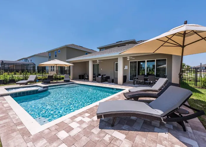 Elegant Home Near Disney With Private Pool And Waterpark & Resort Access At Encore Resorts Reunion - 391Fl