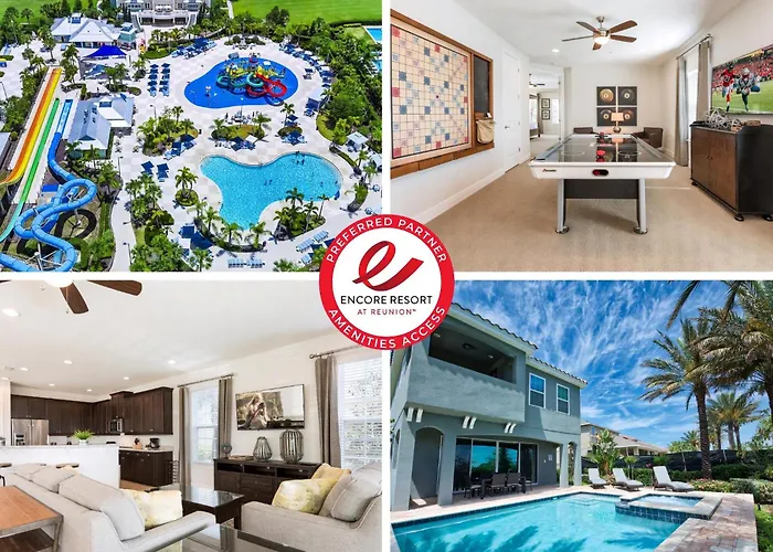 Private Pool And Game Room With Waterpark & Resort Access At Encore Resorts Reunion - 141La