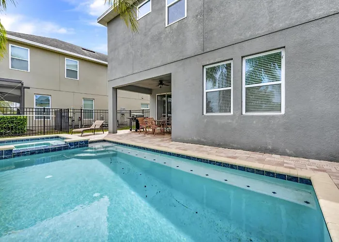 Vibrant Home Near Disney With Private Pool, Game Room And Waterpark & Resort Access At Encore Resorts Reunion - 7572Mr