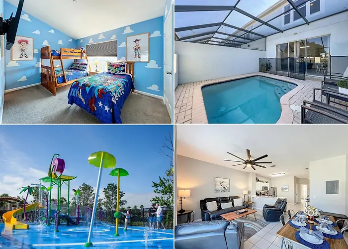 Private Pool Disney Townhome - Walk To Water Park