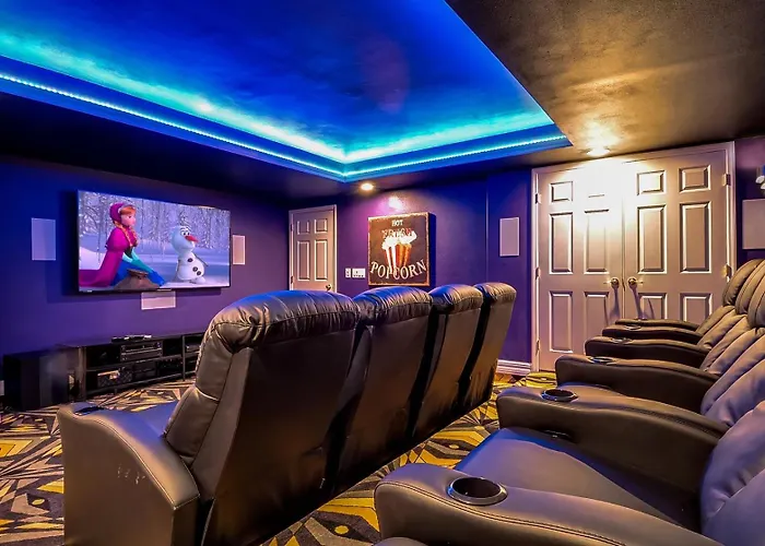 Magical Lakeview 4 Master Suites Pool Hot Tub Bbq Home Theater 2 Miles Disney Orlando que aceita animais de estimação