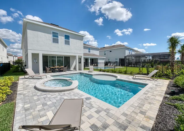 Cozy Home With Private Pool, Air Hockey Table Near Disney With Waterpark & Resort Access At Encore Resort - 7702Gr