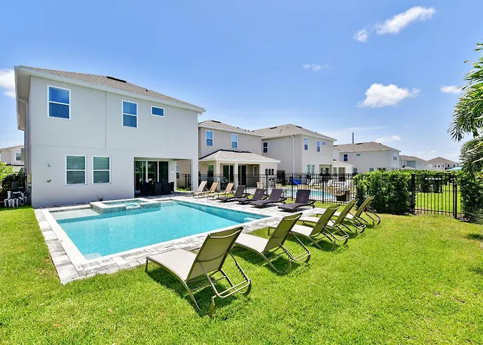 Modern Home Near Disney With Private Pool And Waterpark & Resort Access At Encore Resorts Reunion - 393Sf